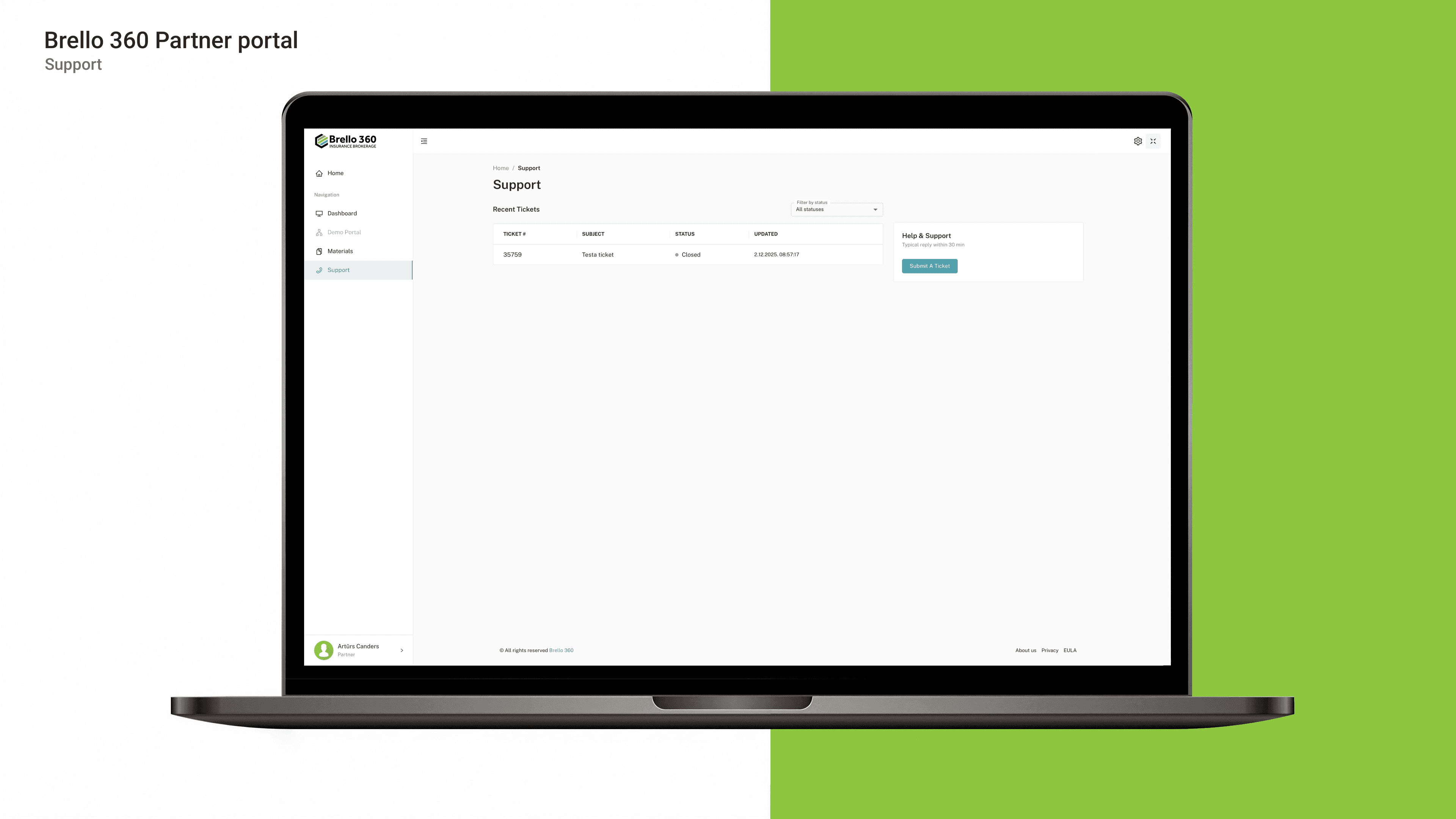 Brello 360 Partneru portāls