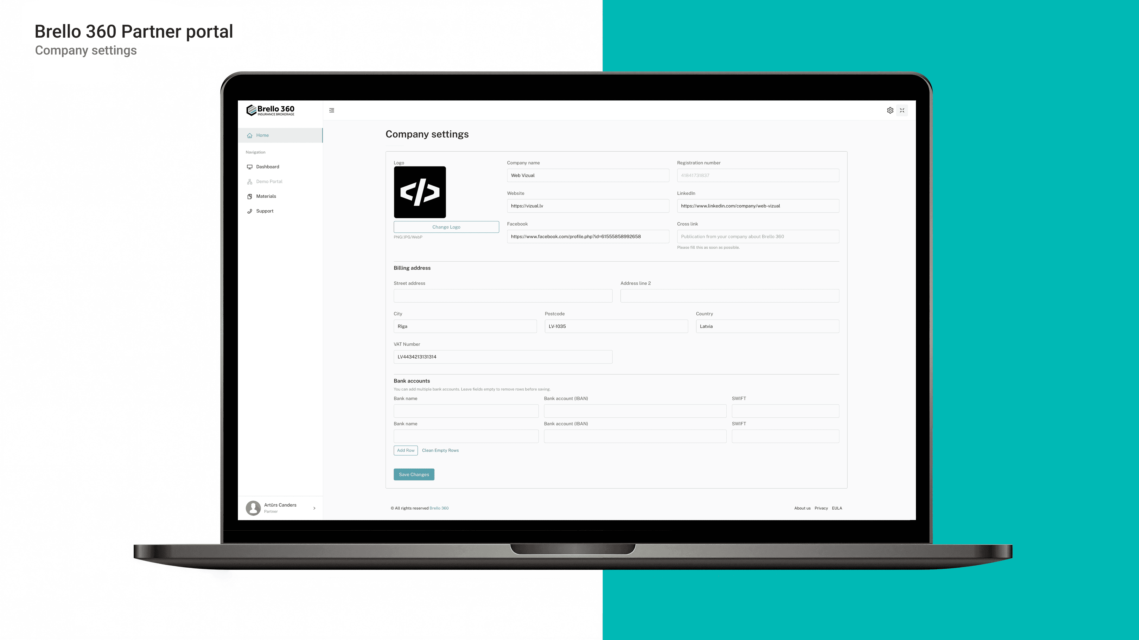 Brello 360 Partneru portāls