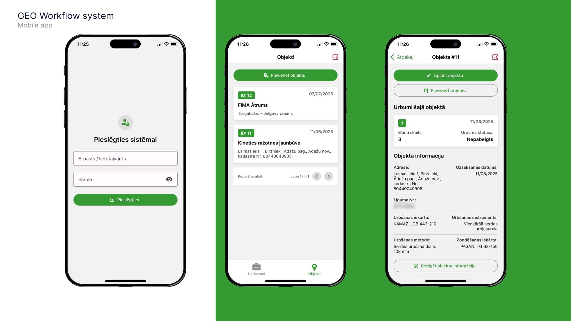 ĢEO Darbplūsmu sistēma