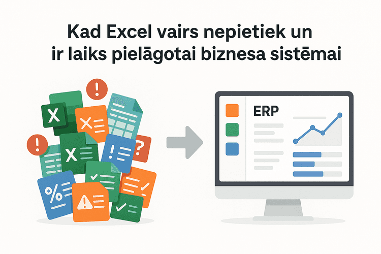 ERP sistēmu izstrāde - Excel vairs nepietiek ?!